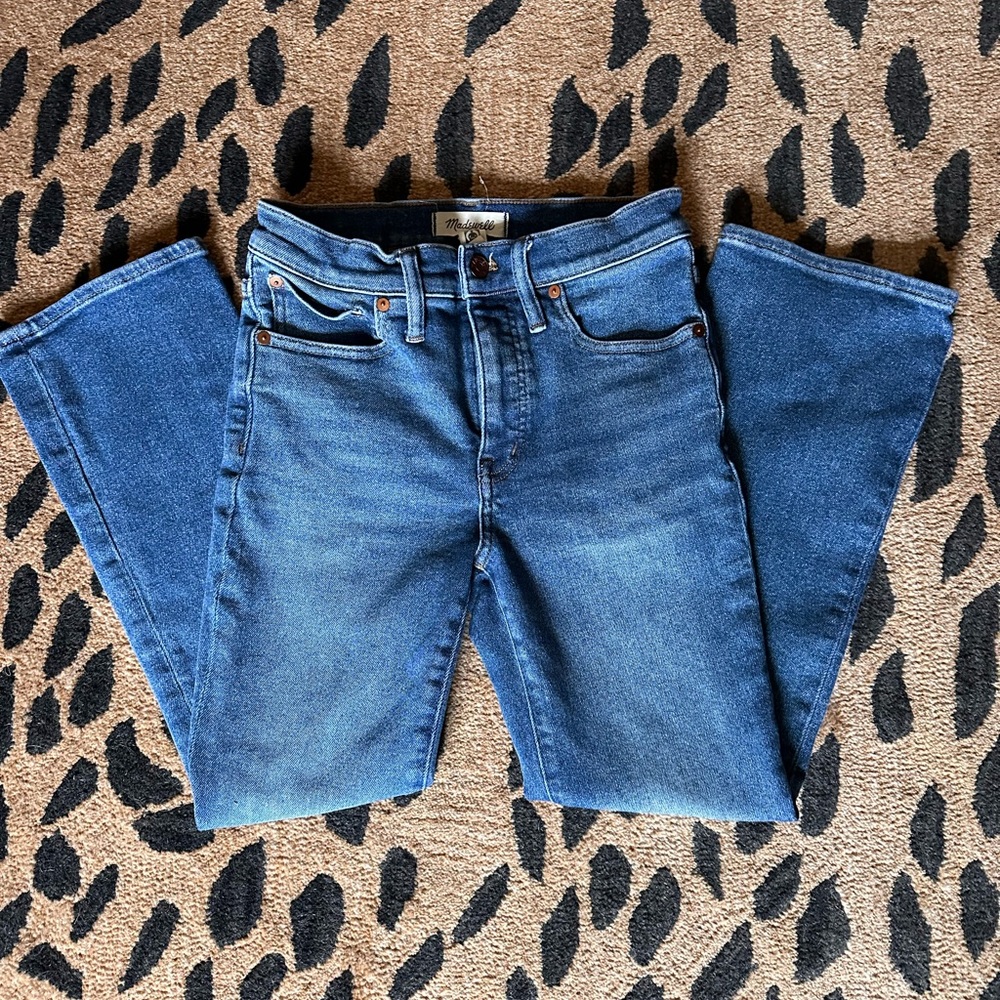 Madewell Cali Demi boot cut jeans.   Worn one time.